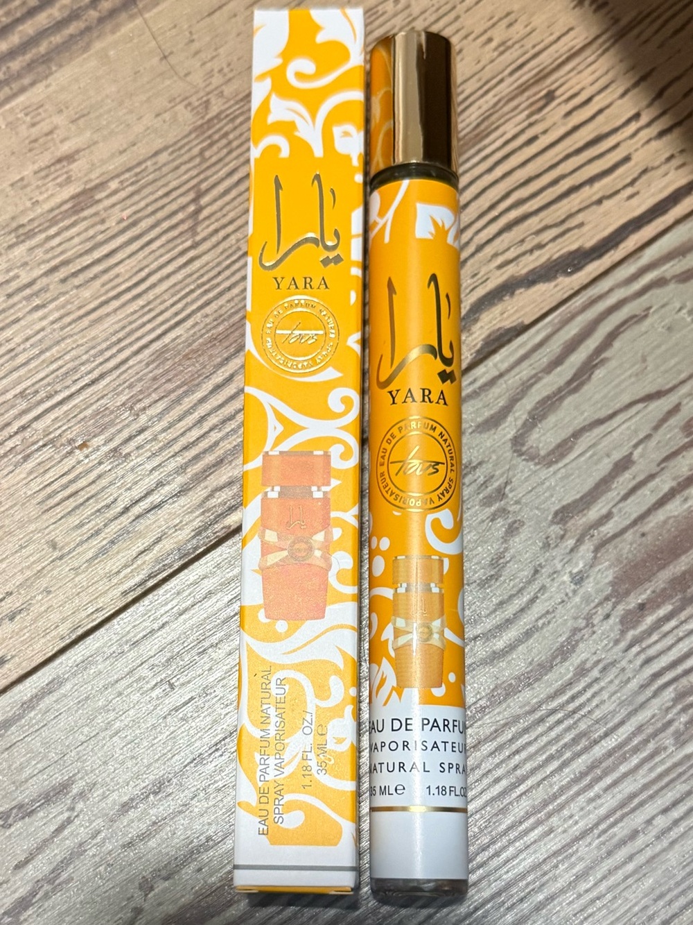 YARA Eau de Parfum Rollerball - Bright Yellow Floral Design